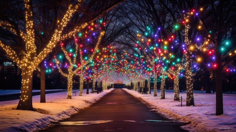 Xmas Lights Installation in Roswell, GA
