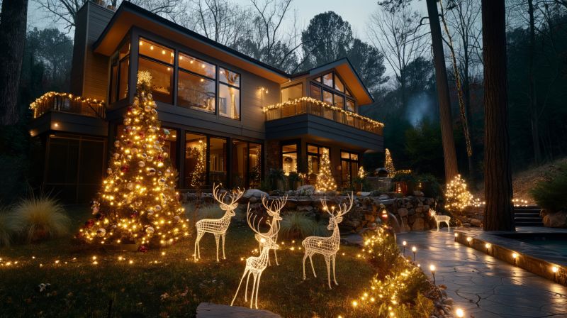 Christmas Light Installation