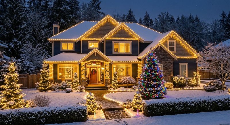 Christmas Lights Installation in Kansas City, MO